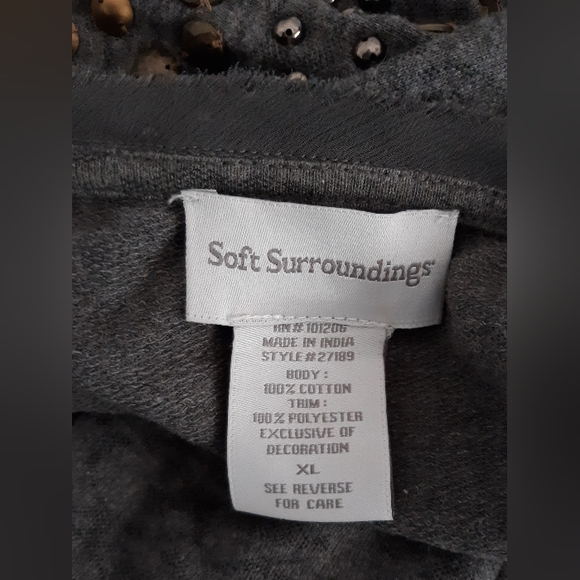 Soft Surroundings Studded Top - Picture 4 of 4